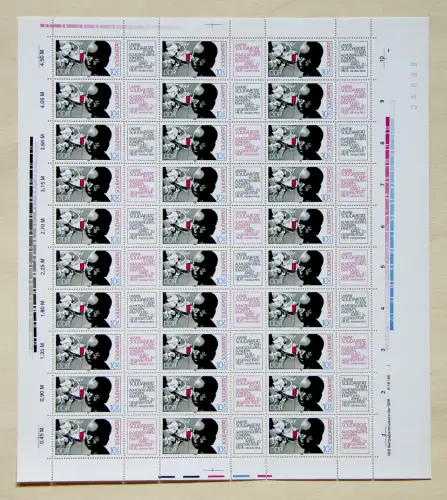 3202 Solidarität 1988, ZD-Bogen, postfrisch **