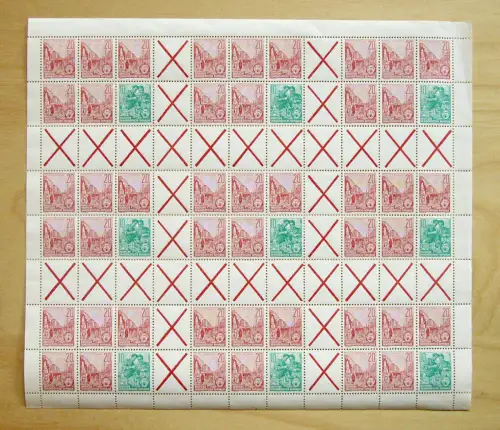 MHB 9 - Fünfjahrplan, Markenheftchenbogen **