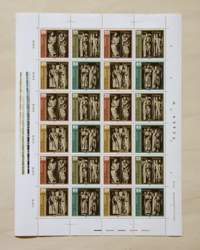 2808-2811 Naumburger Dom 1983, ZD-Bogen, postfrisch **