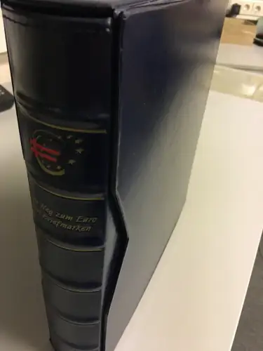 Der Weg zum Euro - Sammlung der Post im Vordruckalbum