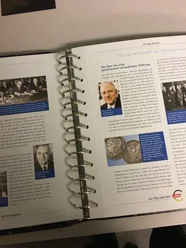Der Weg zum Euro - Sammlung der Post im Vordruckalbum