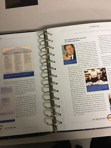 Der Weg zum Euro - Sammlung der Post im Vordruckalbum