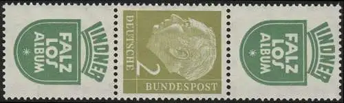 S38 Zusammendruck Heuss, postfrisch **