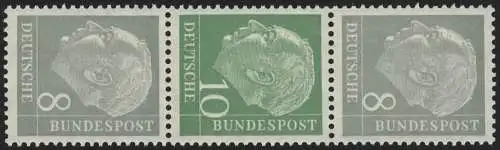 S48 Zusammendruck Heuss, postfrisch **