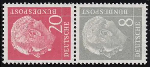 S51X Zusammendruck Heuss, postfrisch **