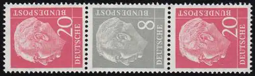 S52X Zusammendruck Heuss, postfrisch **