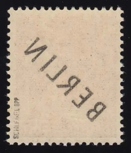 9 Schwarzaufdruck 40 Pfennig, deutlicher Aufdruck-Abklatsch ** gpr. Schlegel BPP