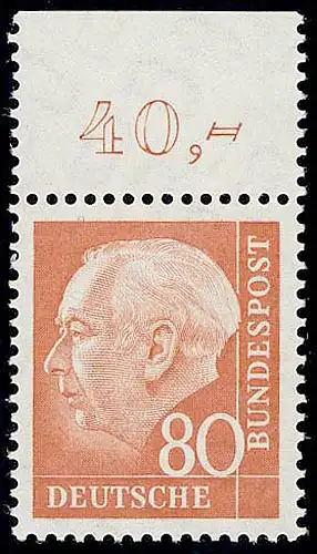 264w Heuss II 80 Pf Oberrand  ** postfrisch