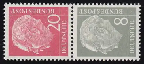 S51YI Zusammendruck Heuss, postfrisch **