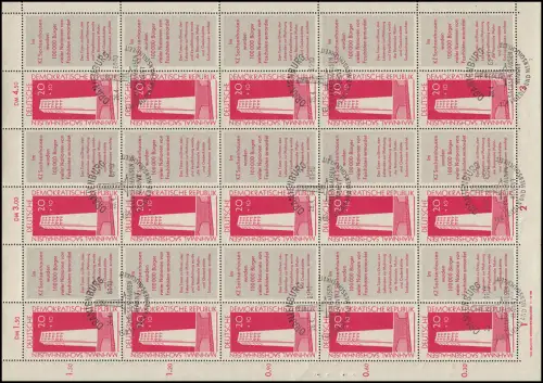 783b Sachsenhausen 1961, ZD-Bogen, FN2 SST Oranienburg