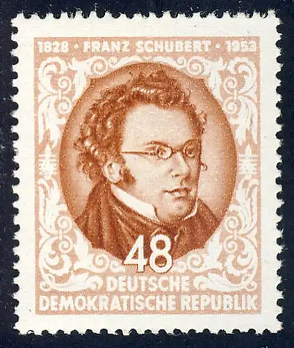 404 YI Franz Schubert Wz.2 YI, postfrisch **