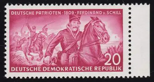 400 YI Ferdinand von Schill 20 Pf Wz.2 YI, postfrisch **