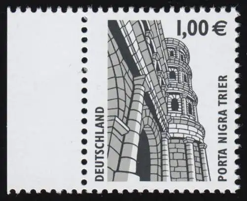 2301 I SWK 1,00 Euro Porta Nigra Trier, Bogenmarke SAD 0, postfrisch **