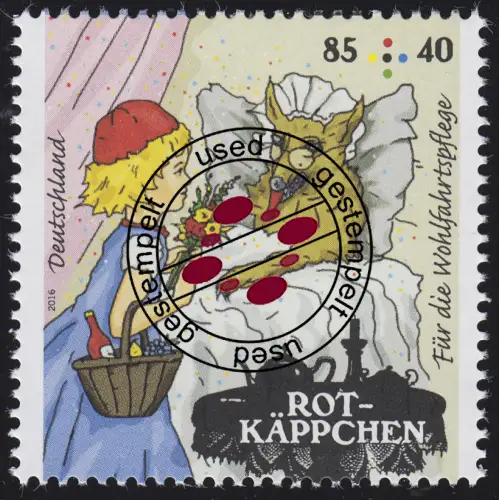 3209 Wofa Grimms Märchen - Rotkäppchen 85 Cent O