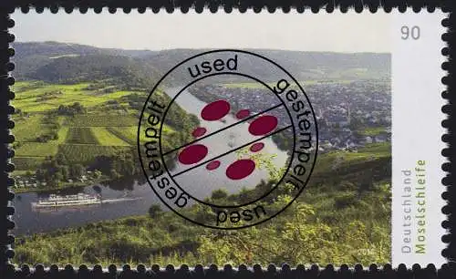 3226 Panorama: Moselschleife, nassklebend, rechts, O