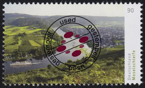 3226 Panorama: Moselschleife, nassklebend, rechts, O