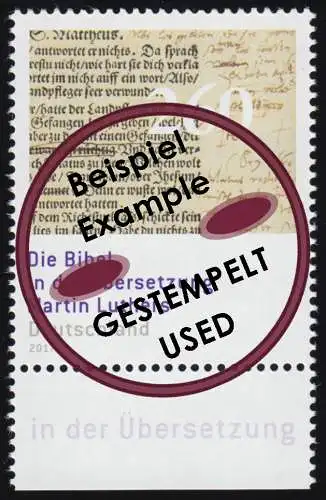 3277 Reformation - Die Bibel in der Übersetzung Martin Luthers, aus Bogen, O