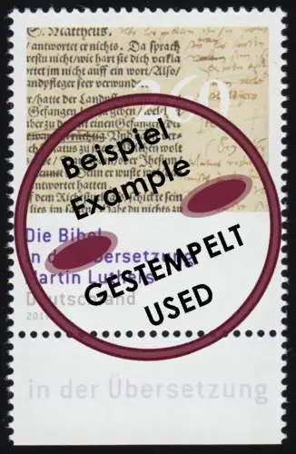3277 Reformation - Die Bibel in der Übersetzung Martin Luthers, aus Bogen, O