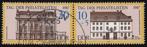 3119 I Tag der Philatelisten, PLF gebrochenes G in TAG, ZD mit ESST