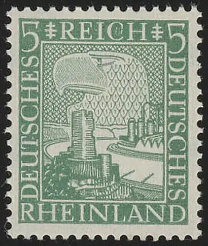 372 Rheinland 5 Pf, postfrisch **