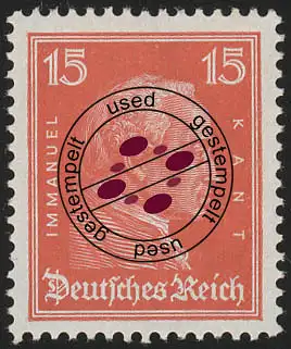 391 Köpfe berühmter Deutscher 15 Pf Kant O