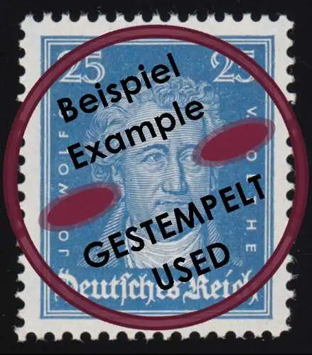 393 Köpfe berühmter Deutscher 25 Pf Goethe O