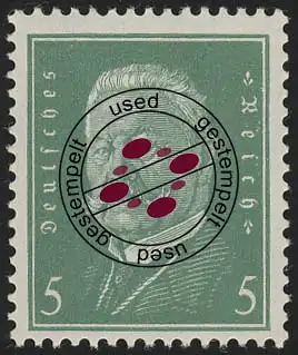 411 Reichspräsidenten 5 Pf O