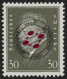417 Reichspräsidenten 30 Pf O
