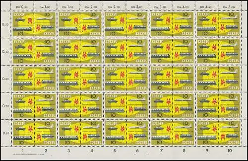 976-977 Messe Leipzig 1963, ZD-Bogen, FN1 **