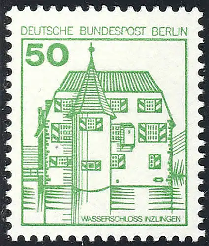 615 Burgen 50 Pf Inzlingen, postfrisch **