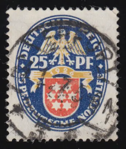 400X Nothilfe Wappen Thüringen 25+25 Pf O
