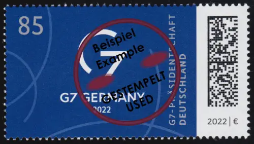 3694 G7 Germany, gestempelt O