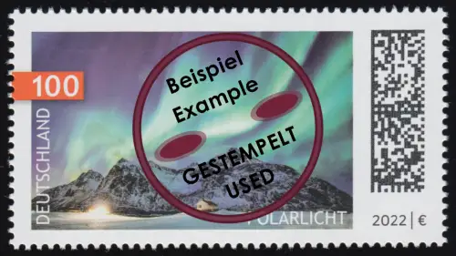 3680 Himmelsereigmisse: Polarlicht, O gestempelt