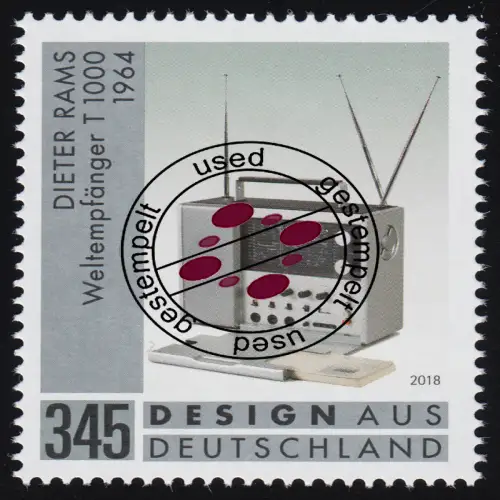 3400 Design aus Deutschland: Dieter Rams-Weltempfänger / Radio , O