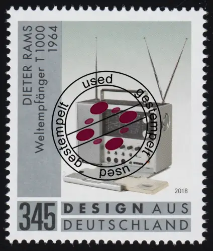 3400 Design aus Deutschland: Dieter Rams-Weltempfänger / Radio , O