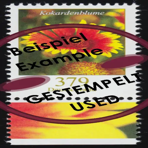 3399 Blume Korkardenblume 379 Cent, aus Bogen, gestempelt O