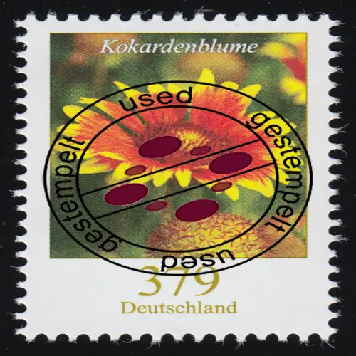 3399 Blume Korkardenblume 379 Cent, gestempelt O