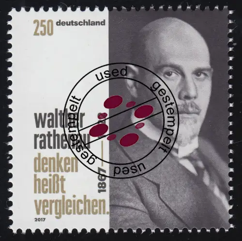 3333 Walther Rathenau, gestempelt O