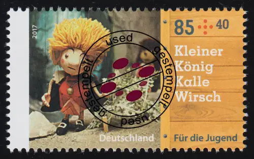 3326 Augsburger Puppenkiste Kleiner König Kalle Wirsch 85 Cent, O