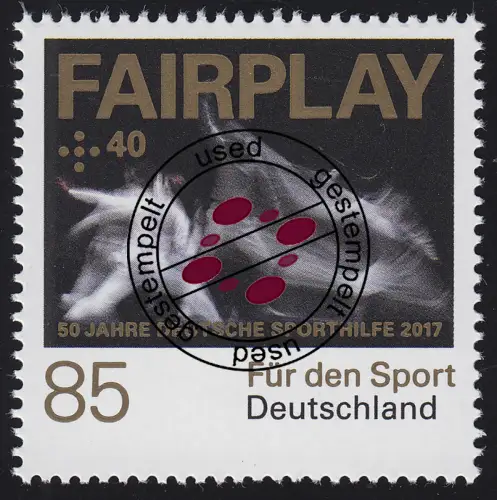 3308 Für den Sport - Fechten / Fairplay, gestempelt O