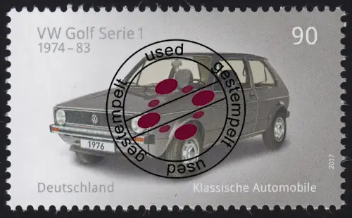 3298 Klassische deutsche Automobile: VW Golf 1, O