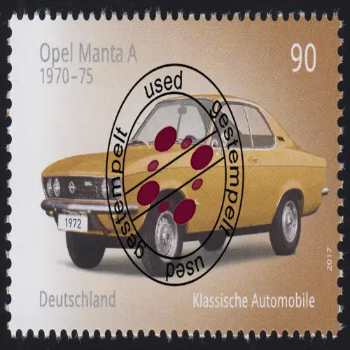 3297 Klassische deutsche Automobile: Opel Manta A, O