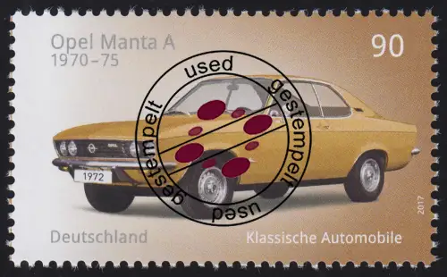 3297 Klassische deutsche Automobile: Opel Manta A, O