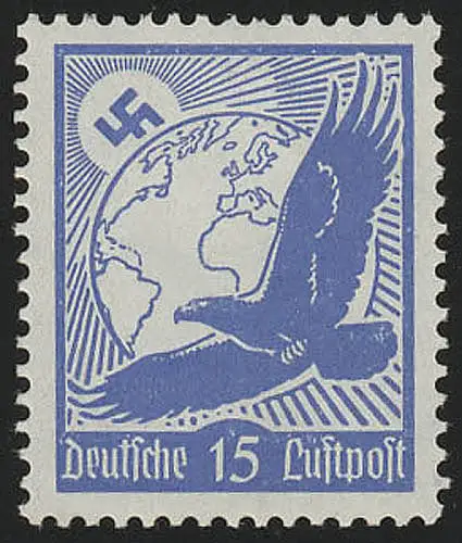 531x Flugpostmarke 1934 15 Pf, postfrisch **