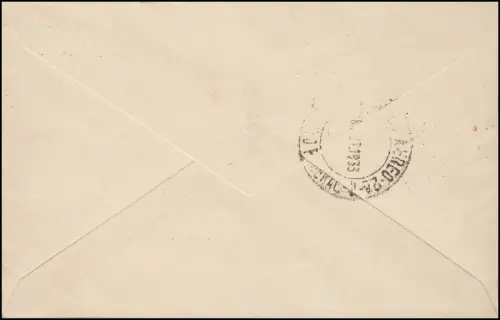 496 - 1 RM Chicagofahrt LZ 127 Graf Zeppelin Friedrichshafen 14.10.1933