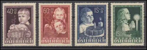 Österreich 929-932 Kinderfürsorge: Glückliche Kinder, Satz **