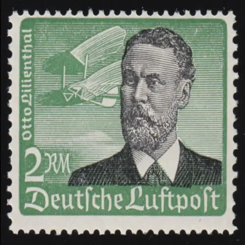 538x Flugpost 2 RM. - sauber postfrisch ** - Zähnung laut Abbildung