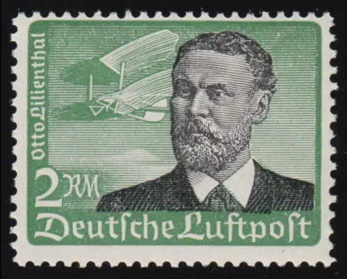 538x Flugpost 2 RM. - sauber postfrisch ** - Zähnung laut Abbildung