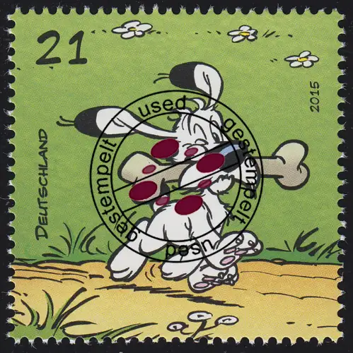 3175 Idefix 21 Cent aus Block 80 Asterix - Dorfalltag, O gestempelt