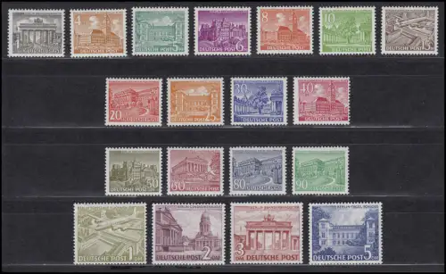 42-60 Berliner Bauten - kompletter Satz postfrisch **